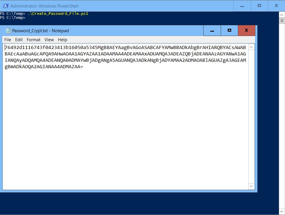 Criptazione AES della password con PowerShell 1