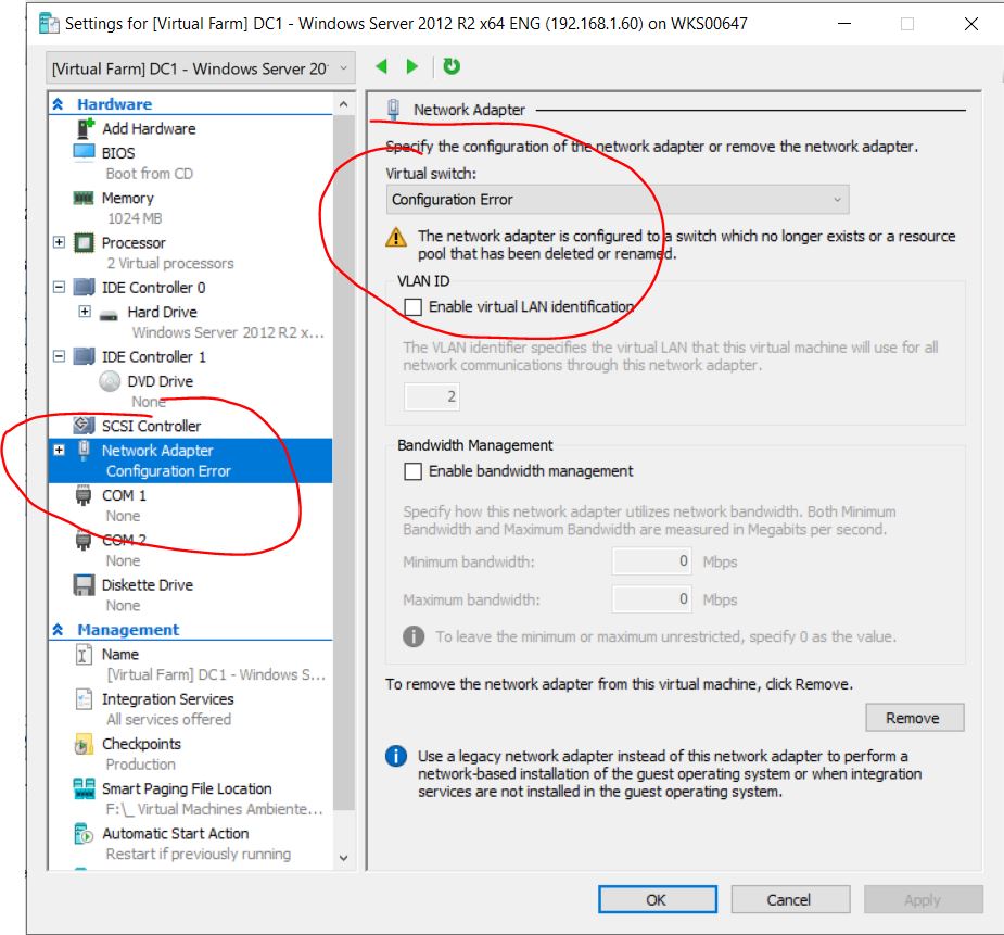 Failed to Change state Error Code 32788 on Hyper V 002