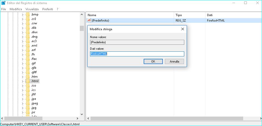Outlook Impossibile aprire i link contenuti nel corpo delle mail 02