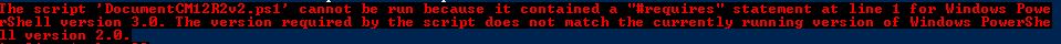 Powershell Version errore1
