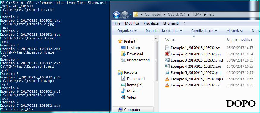 Rename files from  Time Stamp 2