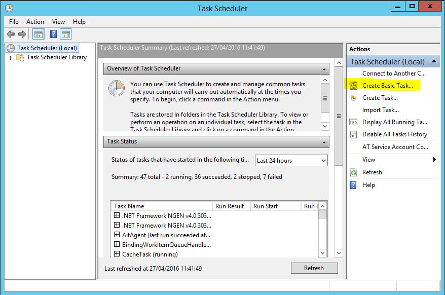 Schedulare uno script Powershell 01