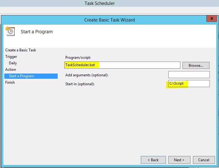 Schedulare uno script Powershell 02